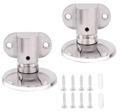 Produktbild von Solidchoice – Set mit 2 magnetischen Türstoppern aus Edelstahl