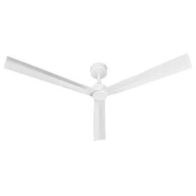 Produktbild von Parrot Uncle 127CM Deckenventilator in Mattweiß, Deckenventilator mit DC-Motor, 6 Geschwindigkeiten, Timer, 3 ABS-Flügel, Abhängestangenmontage