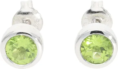 Produktbild von JuwelmaLux Ohrstecker 925 Silber mit Peridot JL10-06-2112