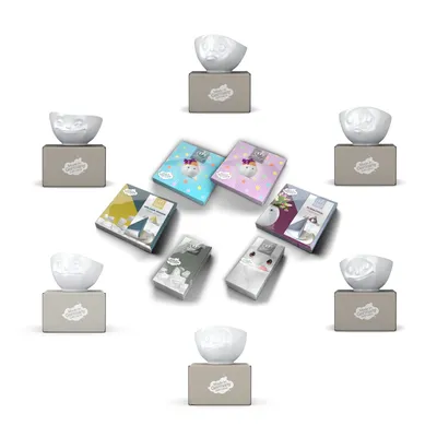 Produktbild von Fiftyeight Schalen-Set 6-tlg. + Servietten weiß Müslischalen
