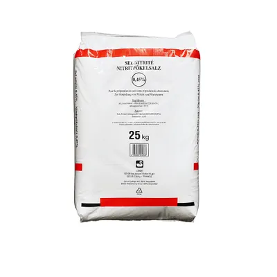 Produktbild von Nitrit-Pökelsalz 0,45% - mit Trennmittel im 25kg Sack