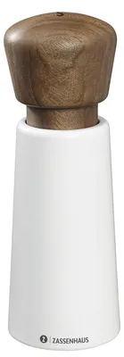 Zdjęcie produktu dla Zassenhaus Salzmühle NORDERNEY 18 cm weiß/Nussbaum 24579