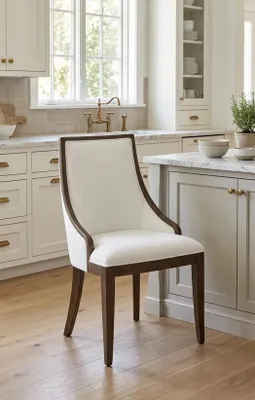 Produktbild von Stilvoller Stuhl mit bequemem Sitz und modernem Design