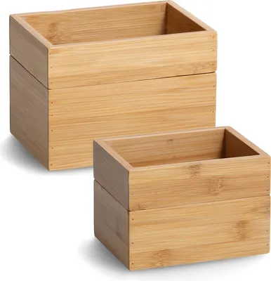 Produktbild von Bambus-Organizer-Set 2tlg. 14,5x11x10cm