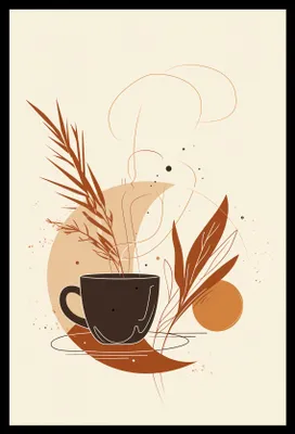 Produktbild von Poster 30x45cm Morgendliche Kaffeemusik