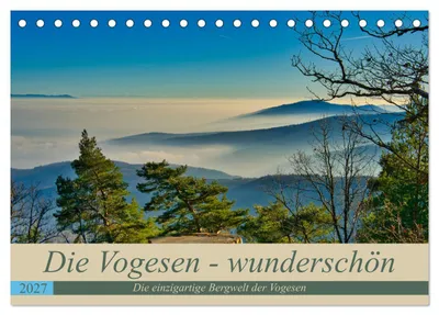 Produktbild von Vogesen - wunderschön (Tischkalender 2027 DIN A5 quer), CALVENDO Monatskalender