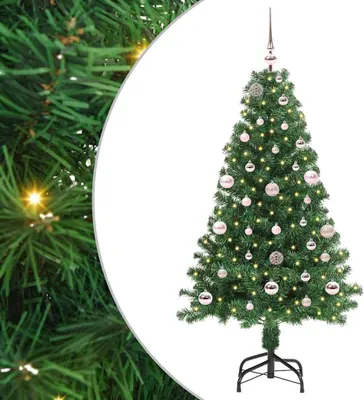 Obrázok produktu pre Umelý vianočný stromček Zelená 150 cm PVC a Oceľ a Plast