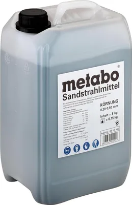 Produktbild von Metabo Sandstrahlmittel, Körnung 0,2 - 0,5 mm, 8 kg