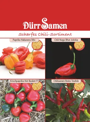 Artikelbild 1 von 'Scharfes Chilisortiment' aus der Kategorie Gemüsesamen