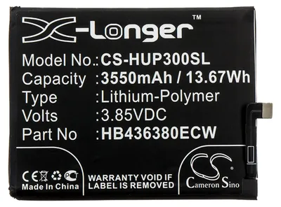 Produktbild von X-Longer Ersatzakku Batterie für Huawei P30 ersetzt HB436380ECW Battery Accu