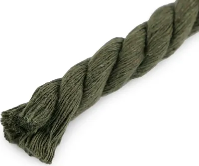 10m Baumwollseil 12 mm dunkelgrün