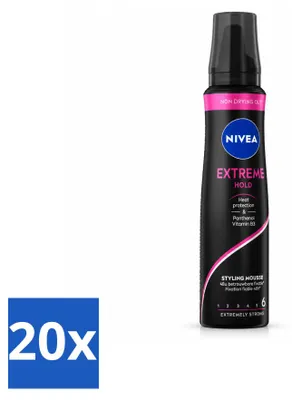 Produktbild von 20 x NIVEA Haarschaum Extreme Hold - 150 ml - Vorteilspackung - 20 Stücke
