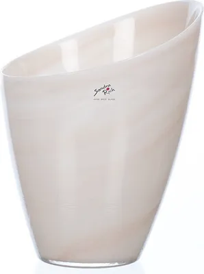 Produktbild von Glasvase creme Alabaster 26 cm