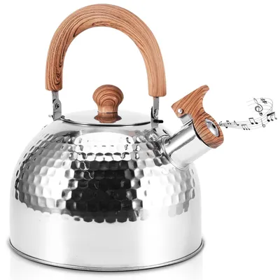 Produktbild von Omgoods - Wasserkocher mit einem Fassungsvermögen von 2 Litern und einem Holzgriff