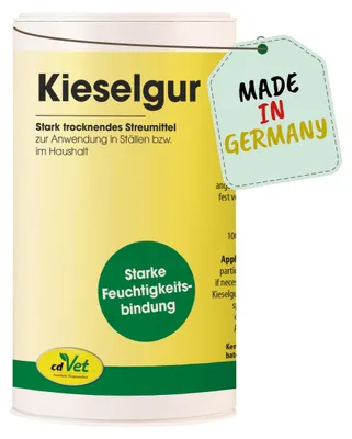 Produktbild von cdVet Kieselgur Pulver 50g – Natürliche Feuchtigkeitsbindung zur Stallhygiene un
