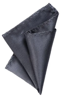 Produktbild von DonDon Herren Einstecktuch 21 x 21 cm für feierliche Anlässe dunkelgrau