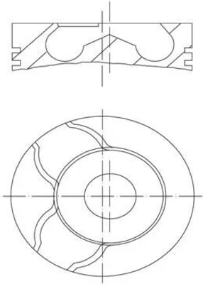 Image de MAHLE 038 63 00 Piston pour VOLVO FL