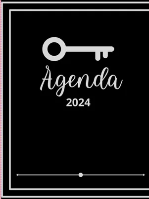 Image de Agenda 2024 avec planification hebdomadaire et mensuelle
