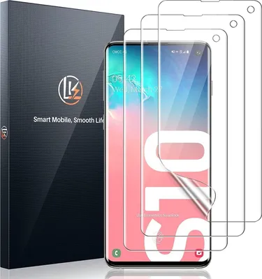 Produktbild von Samsung Galaxy S10 Schutzfolie 3 Stück Klar HD Weich TPU Displayschutz