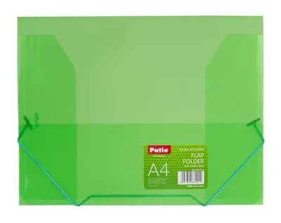 Immagine prodotto di Cartella A4 trasparente verde PAT4003S/N/15 Patio