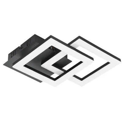 Immagine prodotto di Plafoniera Moderna Paranday-Z Led Acciaio Nero