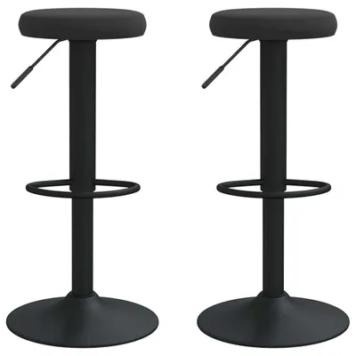 Obrázek produktu pro vidaXL Barová stolička 2 ks Black Velvet