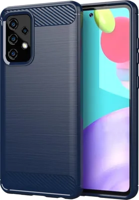 Obrázek produktu pro Cadorabo pouzdro pro Samsung Galaxy A52 (4G / 5G) / A52s v modrém ochranném TPU krytu Etui kryt mobilního telefonu