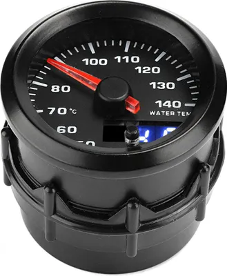 Obrázek produktu pro 52 mm / 2 palce 7 barevný LED displej 40-140 ℃ Automatický měřič teploty vody s čidlem