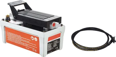 Zdjęcie produktu dla Pneumatyczna pompa hydrauliczna, maksymalne ciśnienie 10000 PSI, szara, UE