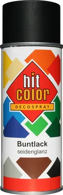 Produktbild von Belton Hitcolor Lackspray 400 ml tiefschwarz seidenglanz