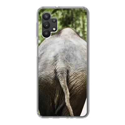Produktbild von MuchoWow® Handyhülle Schutzhülle Hülle für Samsung Galaxy A32 5G Elefant - Tiere - Grau - Natur Silikon Softcase Handy Hülle - Softcase