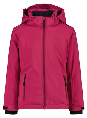 Produktbild von CMP Mädchen Skijacke Clima-Protect mit abnehmbarer Kapuze pink 128