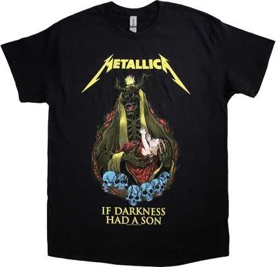 Image de Metallica - "If Darkness Had A Son" T-shirt pour homme/femme unie RO11119 (XXL) (Noir)