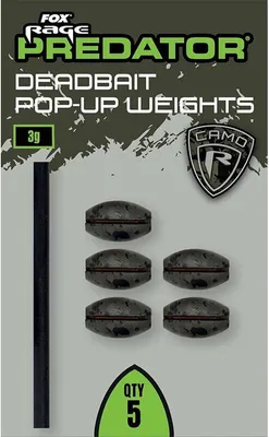 Zdjęcie produktu dla FOX Rage Predator Camo Deadbait Pop Up Weights 3 g