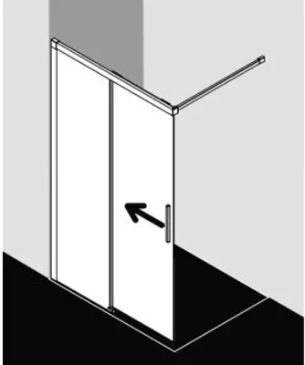 Produktbild von Kermi NIJ2R180203AK WALK-IN NICA J2R 1800x