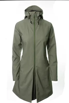 Produktbild von AGU Damen Regenmantel SEQ Urban Gr. M olive grün
