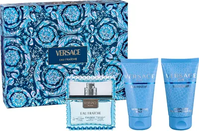 Produktbild von Versace Man Eau Fraîche EDT 50 ml + ASB 50 ml + SG 50 ml (man)