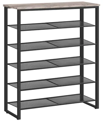 Schoenenregal, 6-stufig, 75x28,5x92 cm, für 18-24 Paar