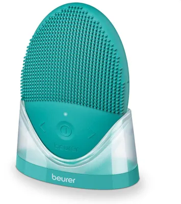 Produktbild von Beurer FC 52 Laguna Gesichtsbürste, Silikon-Reinigunsbürste, porentiefe Reinigung und Massage der Haut, wasserfest, für jeden Hauttyp geeignet