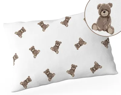 Produktbild von Kinder Kopfkissen 40x60 cm – Kleinkind Kissen – Antiallergisch – 100% Baumwolle