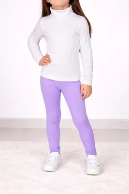 Produktbild von 84655 Filly Mädchen Leggings – flieder / lila / violett – Gr. 98 (ohne Motiv)