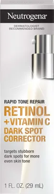 Produktbild von Gesichtsserum, Neutrogena, Rapid Tone Repair, Dark Spot Corrector, reduziert Pigmentflecken und gleicht den Hautton aus, mit Retinol und Vitamin C, 29ml