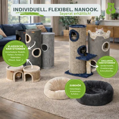 Produktbild von Fensterbankliege Cosy 56 × 45 cm, Farbe:Anthrazit, KI-generiertes Bild