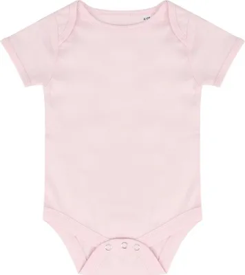 Produktbild von Larkwood - "Essential" Bodysuit für Baby  kurzärmlig RW9428 (62) (Blassrosa)