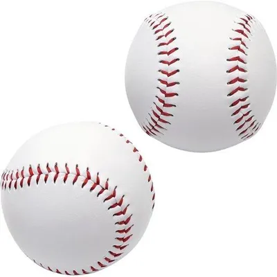 Productafbeelding van Baseball-standaard, 2 stuks, 20 cm, één zachte en een harde honkbalbal voor oefeningen en games, rounders, baltraining, honkballen voor buitensporten voor jongeren en volwassenen