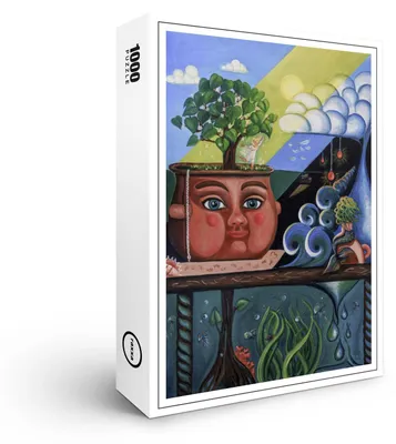 Produktbild von raxxa Premium-Puzzle "Sonnentanz a. d. Reihe WELTEN", 1000 Teile