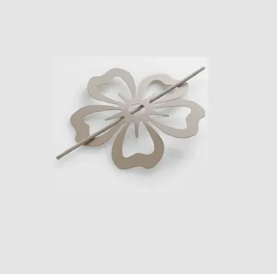 Image de 1 Embrasse broche Petaly taupe