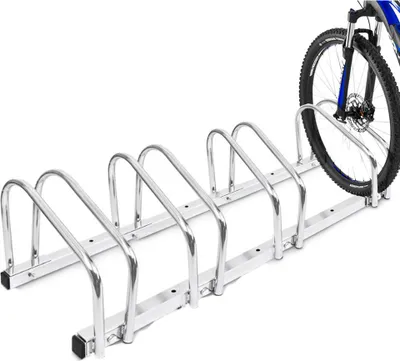 Image de Support Vélo 4 Places Sol Rangement Stable Pour 4 Vélos - Bicycle Gear