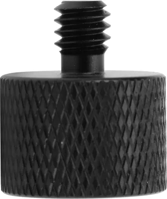 Image de Adaptateur de pied de microphone 5/8 pouce femelle à 1/4 mâle pour vis de montage de microphone noir
