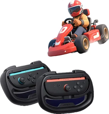 Immagine prodotto di Volante da corsa confezione da 2 adattatori per Nintendo Switch 2